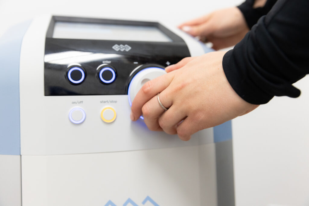 A photo of the provider using urinary incontinence treatment in Thunder Bay, ON.